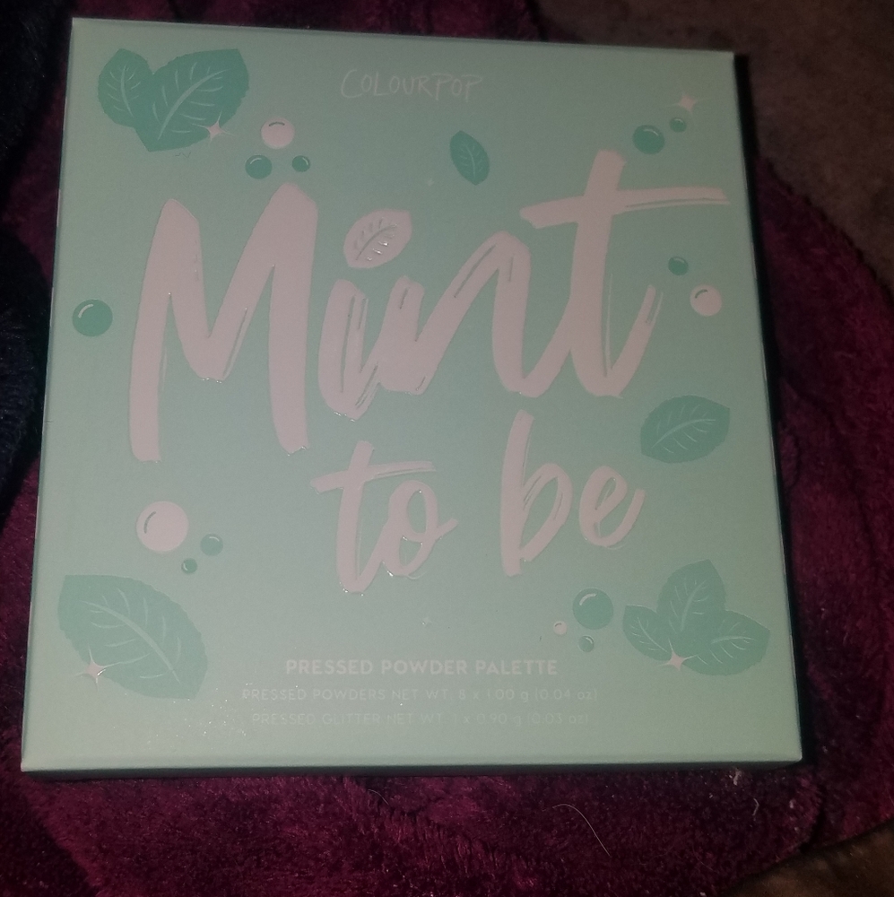 Colourpop Mint to Be Palette & Glitterly Obsessed